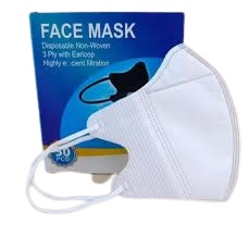 Masker Duckbill Facemask Premium Garis - 3 Ply - 50 Pcs/Pack