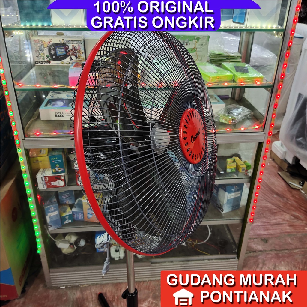 Kipas Angin Cosmos 16inch kaki besi silang 16 XDC Stand fan / berdiri 16xdc 16&quot;