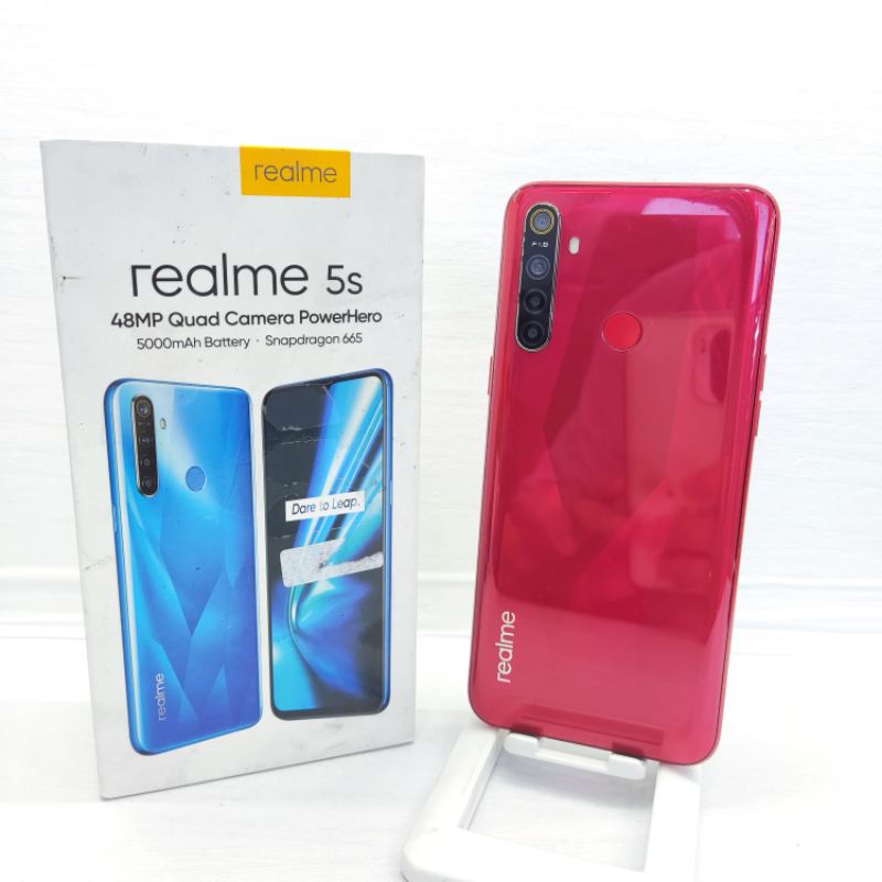 Realme 5S Ram 4GB Internal 128GB HP Second Seken Bekas Realmi 5 S 4/128 Snapdragon 665 HP Gaming Mur