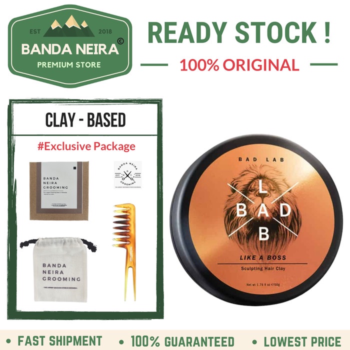 Jual BADLAB / BAD LAB LIKE A BOSS SCULPTING HAIR CLAY Shopee Indonesia