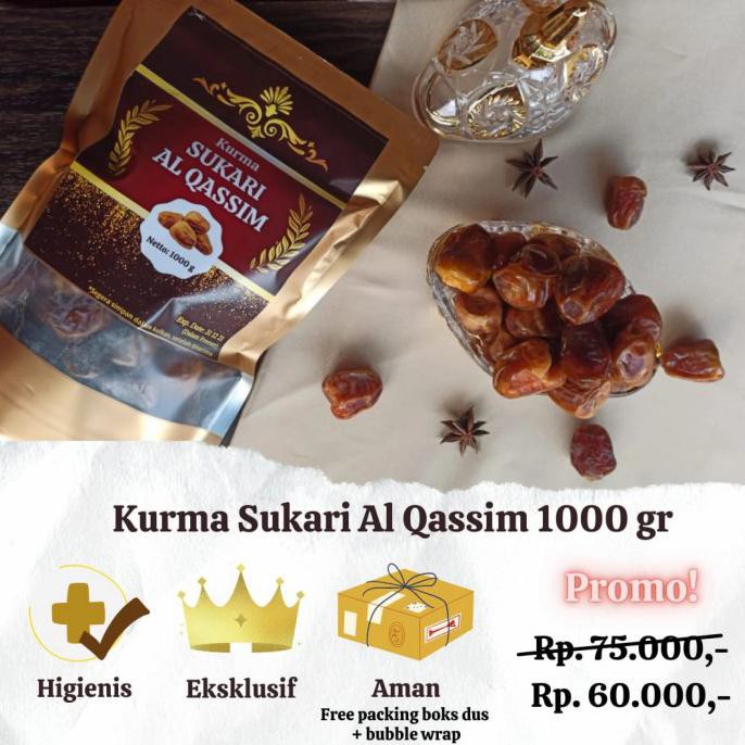 

Kurma Manis / Buah Kurma / Kurma Sukari Premium 1000 Gram Fresh Dates Ready