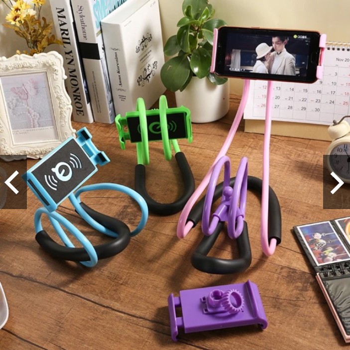 AM148 Lazy pod Leher dan Pinggang / Lazy pod / Holder HP Lazy Hanging Neck Cell Stand