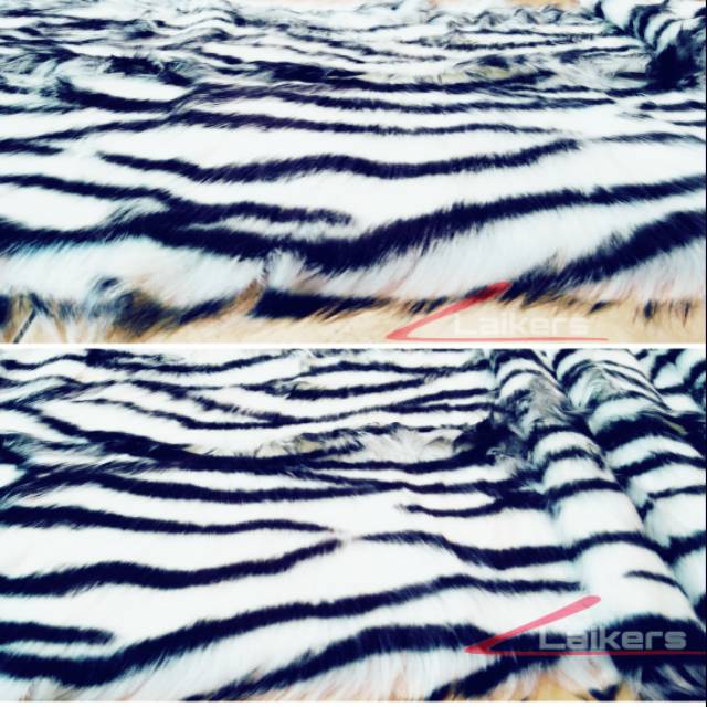 Bulu Dashboard Motif Zebra