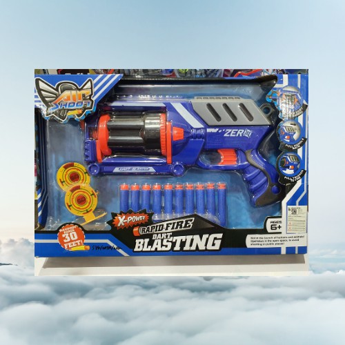 Mainan Anak Mainan Senapan Rapid Fire Dart Blasting Gun Dari Nerf