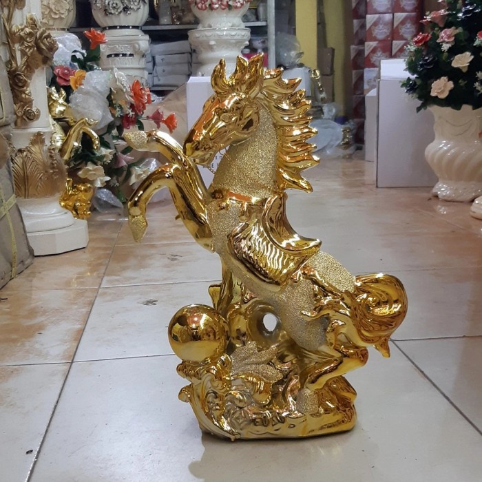 Pajangan Kuda Keramik Hiasan Hewan Keramik Hiasan Keramik Patung 082