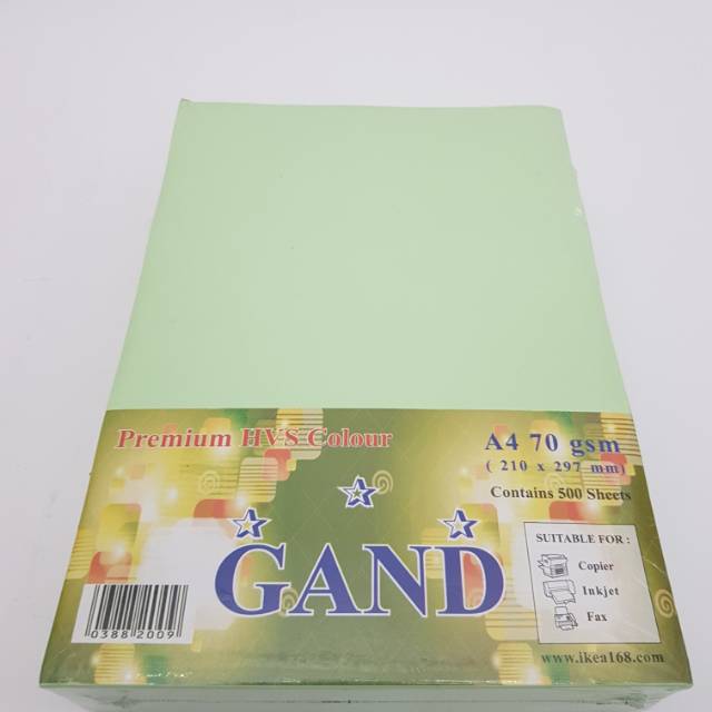 

GAND HVS A4 COLOUR 70 GSM