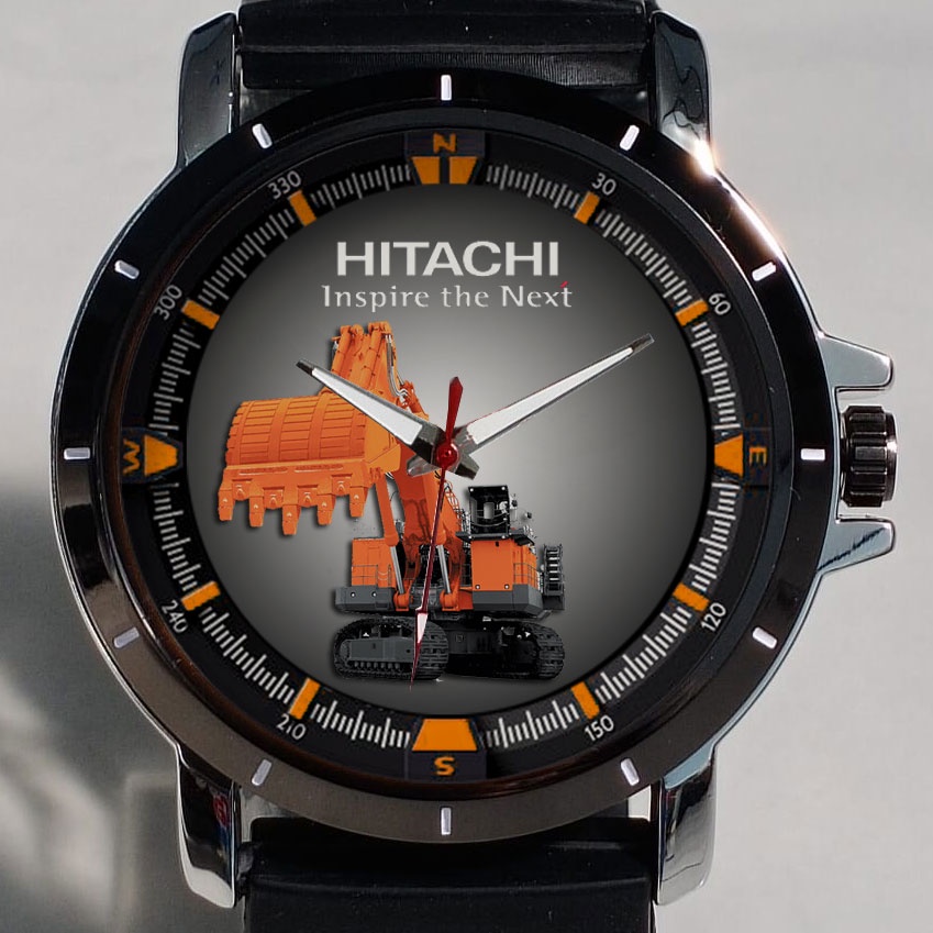 Jam Tangan Pria Hitachi Alat Berat Exscavator art 2