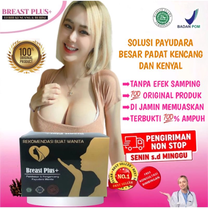 ( TERLARIS ) BREAST PLUS PEMBESAR PAYUDARA ORIGINAL