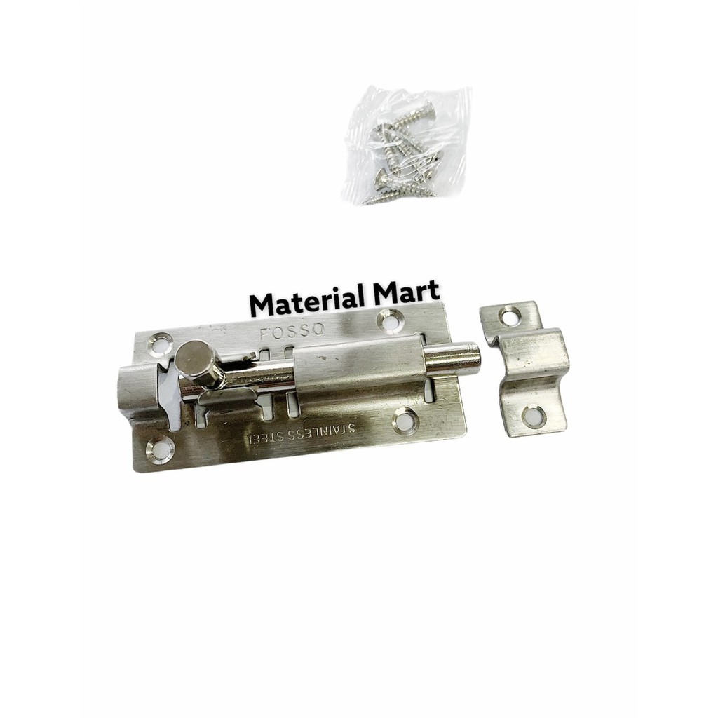 Grendel Pintu 3 Inch | Grendel Stainless Slot 3&quot; | Grendel Slot Pintu | Material Mart