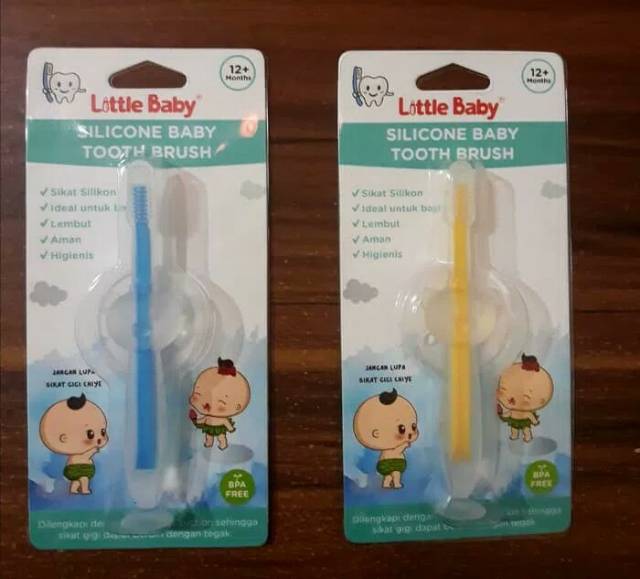 Little baby silicone tooth brush Baby Tooth Brush . Sikat Gigi Baby LittleBaby Y1