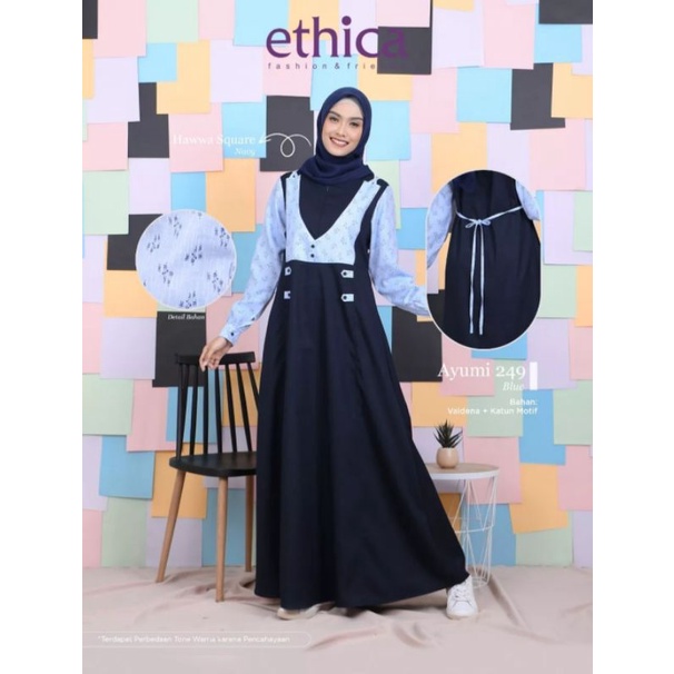 ETHICA Gamis Ayumi 249 - Blue S