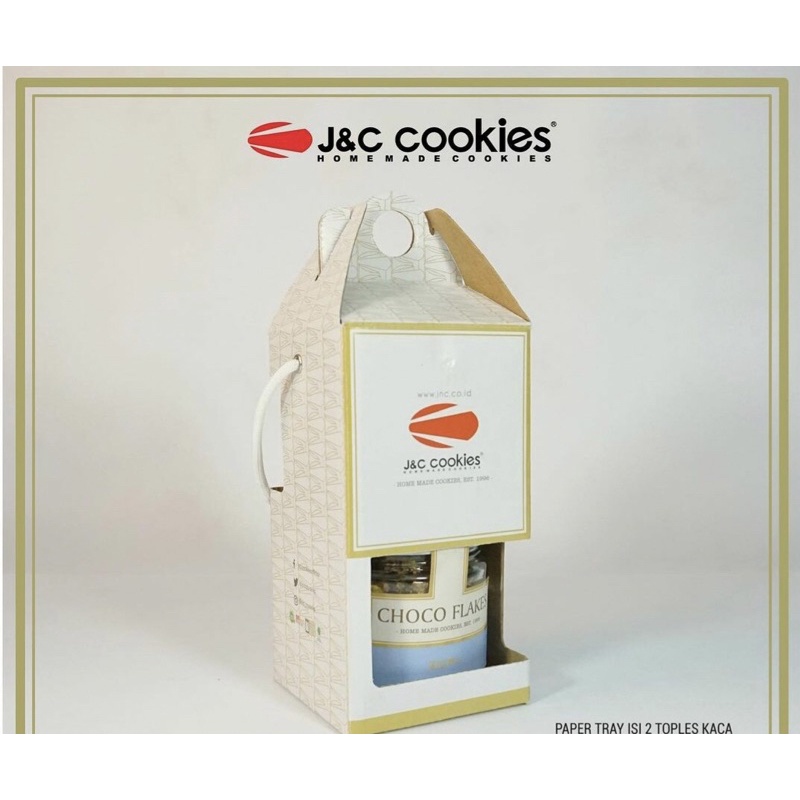 

HAMPERS LEBARAN!! J&C isi 2 toples kaca