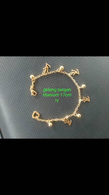 Gelang tangan dan kaki titanium asli,tidak luntur