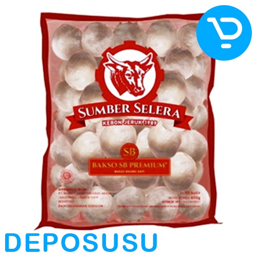 

Baso sapi SUMBER SELERA SB PREMIUM 50 pcs (Frozen Food)