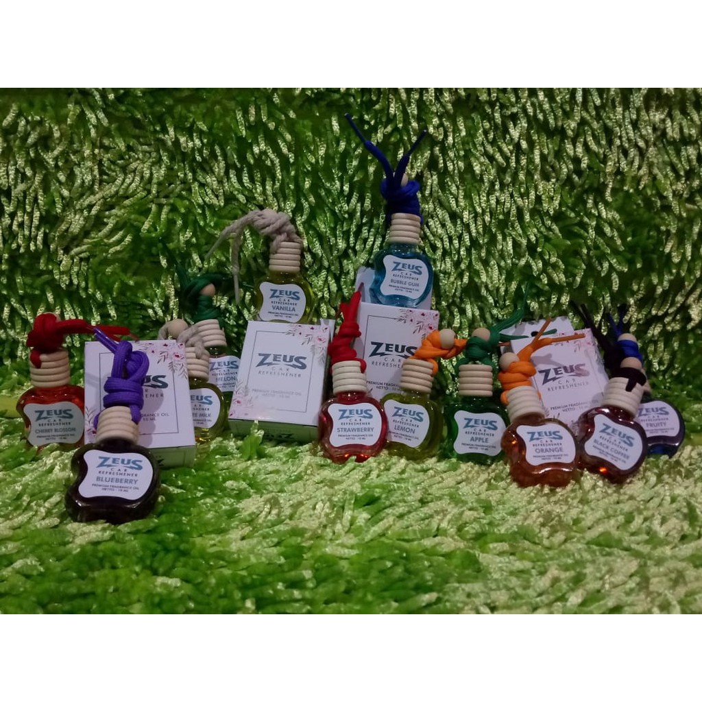 Parfum Mobil Zeus Pengharum mobil botol apel / parfum ruangan model gantung