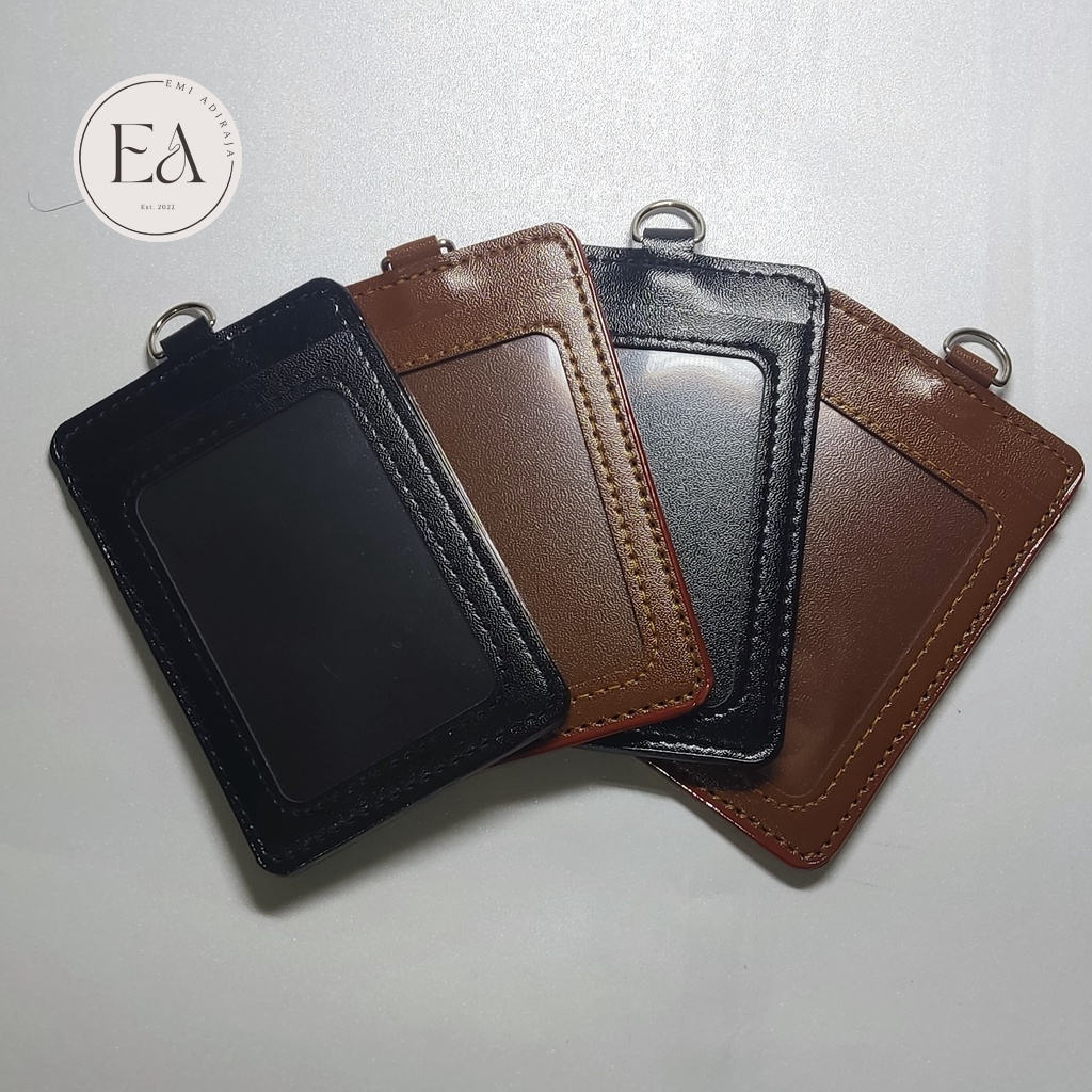 

Frame / Casing ID Card / Name Tag holder Kulit Sintetis 2 Sisi