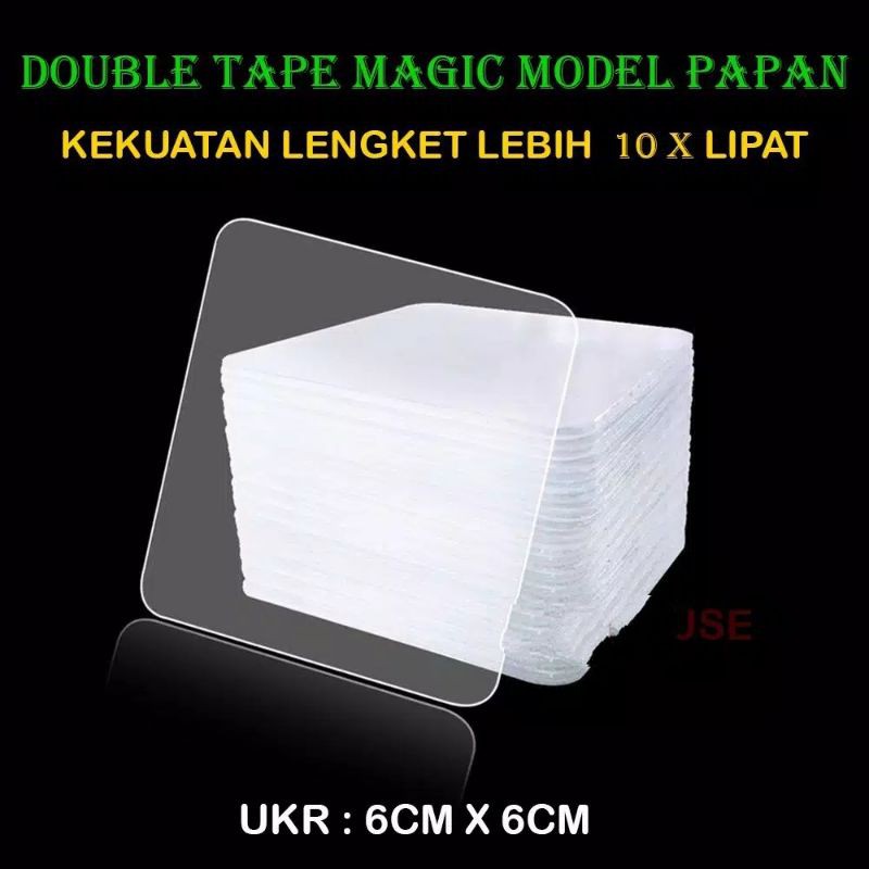 Double Tape Papan Two Sides Isolasi Double Tape Transparan Bening Doble Tip Papan