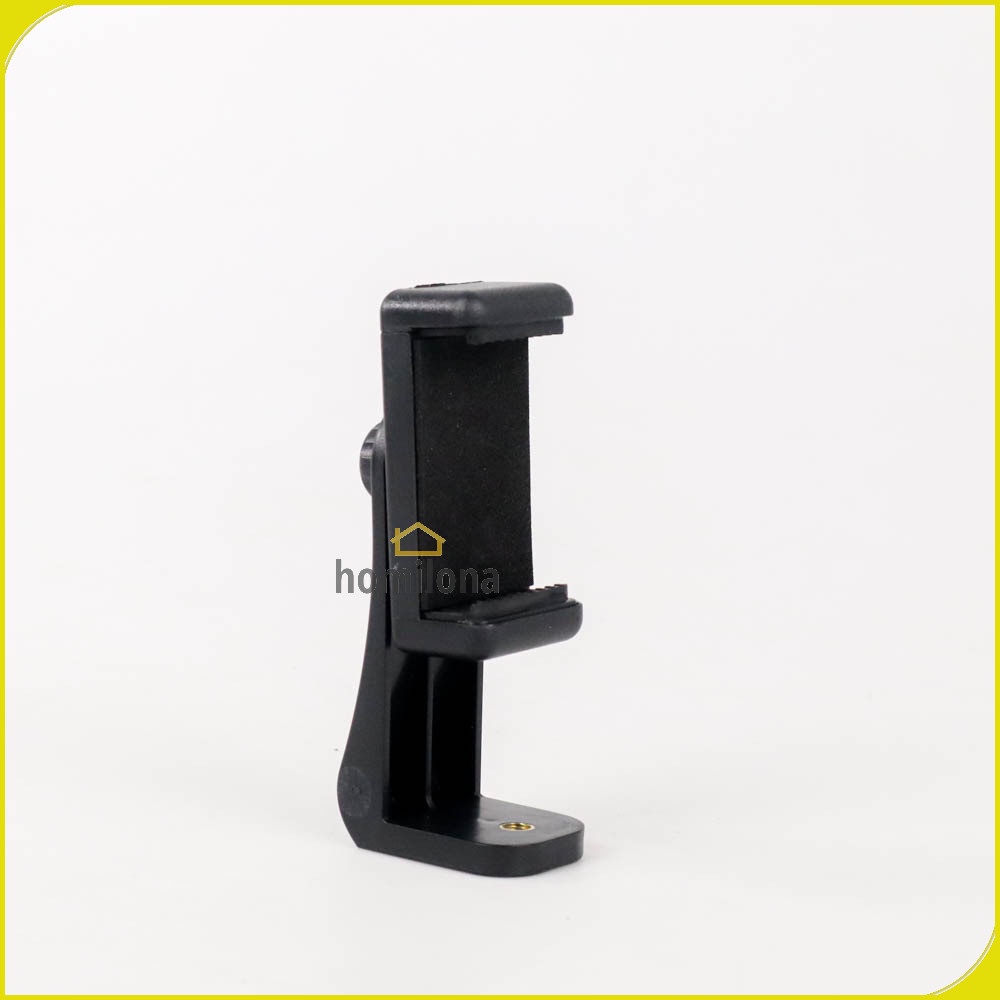 Dudukan Smartphone Phone Clip Bracket Holder Mount Tripod Monopod - AIEACH F360 - Black