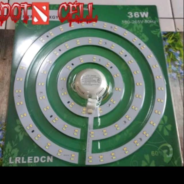 Lampu tl ring led ring lamp led 36w 36 watt lampu led kap baret plafon