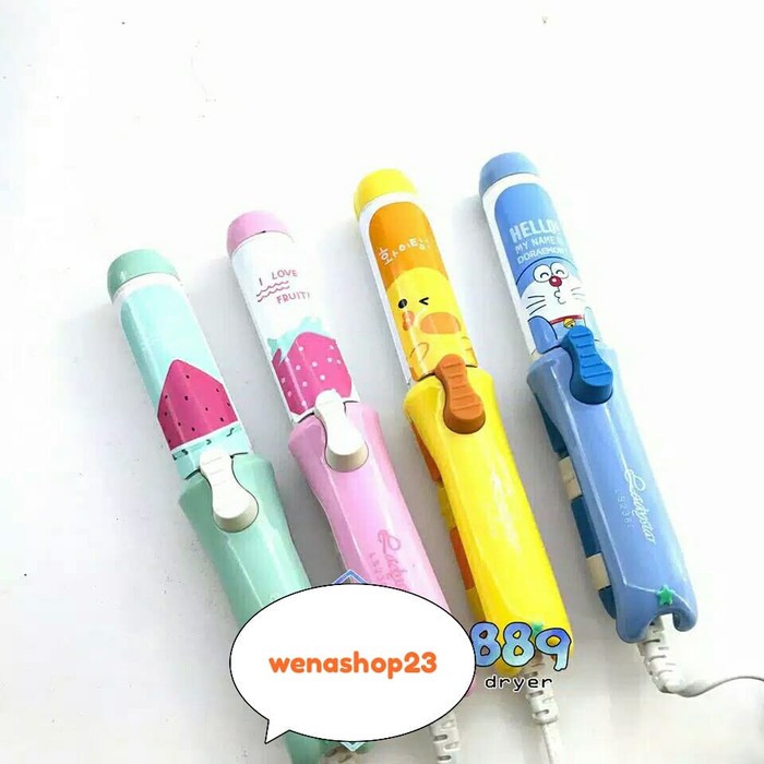 alat catok catokan pelurus Curly rambut cato mini 2in1 LS238 ladystar karakter keriting sosis