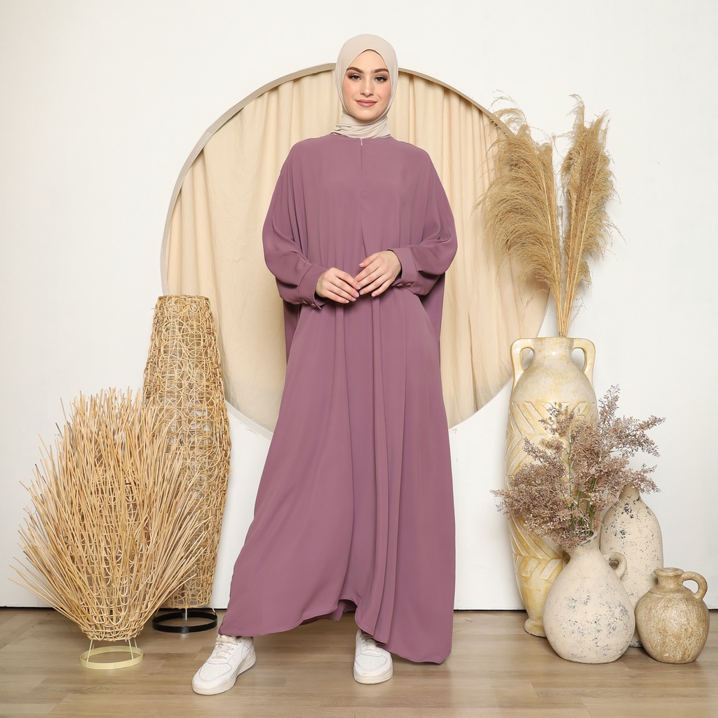 Parayu - Abaya Naura - Baju Muslim Dress Abaya Turki Polos