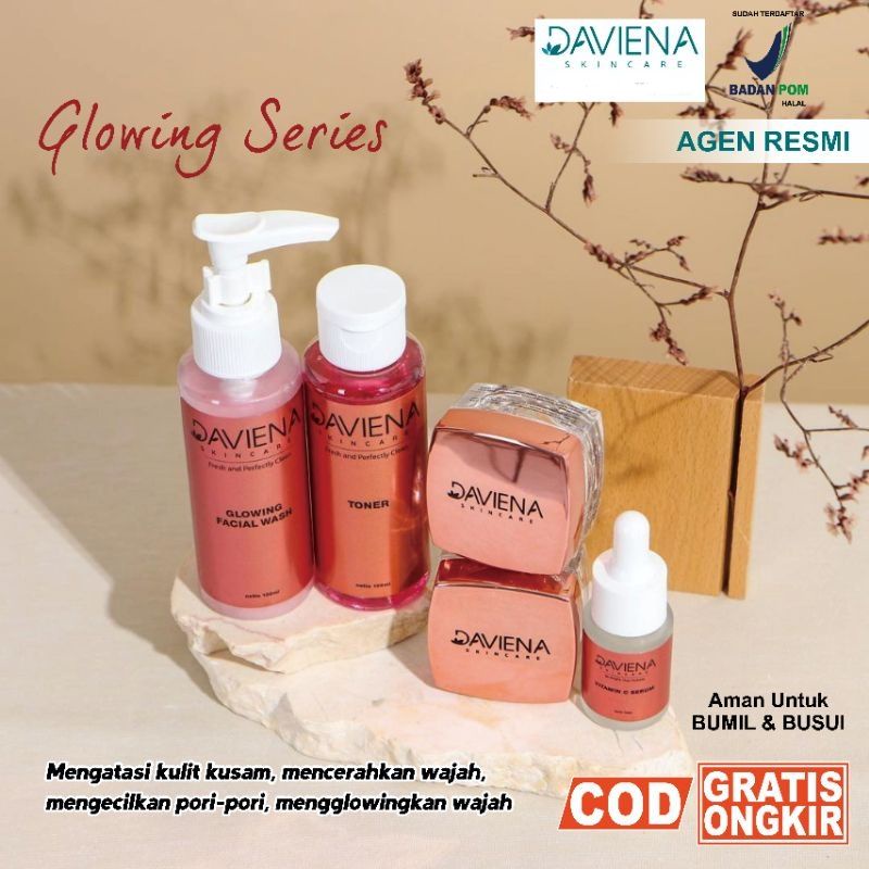 DAVIENA SKINCARE GLOWING SERIES|DAVIENA|DAVINA|DAVIENASKINCARE