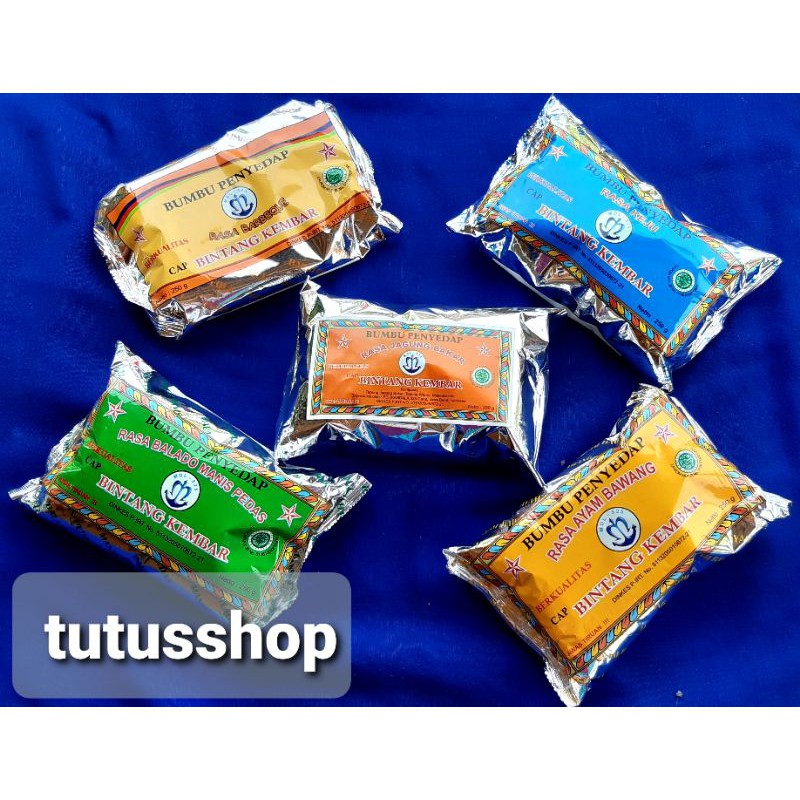 

Bumbu Tabur Bintang Kembar 250grm