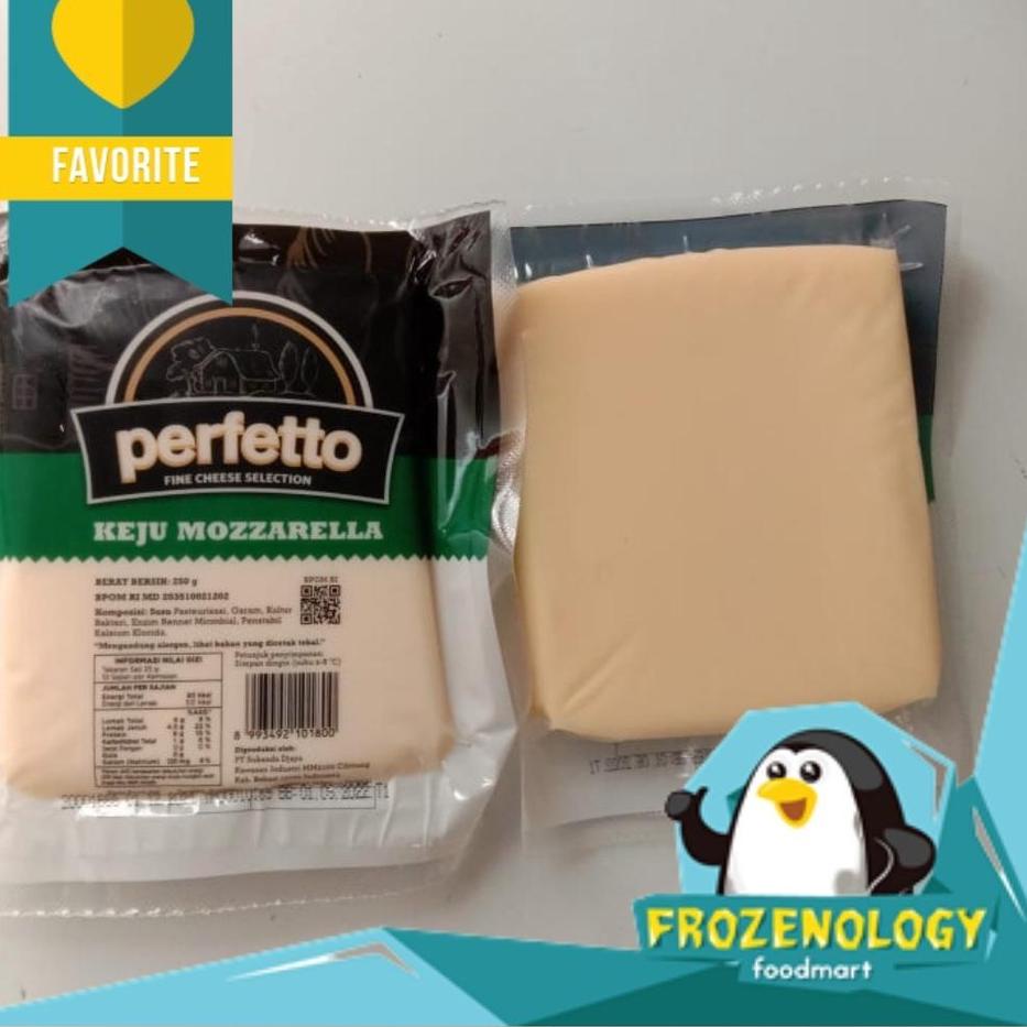 

Sale--Mozarella Cheese PERFETTO / Keju Mozarela 250 Gr Best Quality Mozzarella Mozzarela