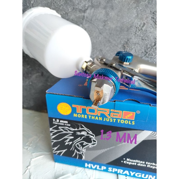 TORA HVLP Spray Gun Spraygun Semprotan Angin Cat Tabung Atas 600cc