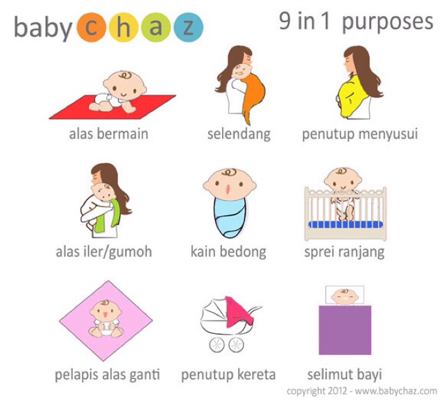 Babychaz Bedong isi 3pcs | bedong bayi | Baby Chaz | Bedong Kaos