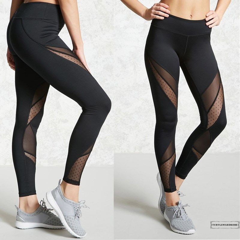 Hot Mode Wanita Menjalankan Sport Yoga Sexy Ketat Mesh Legging Shopee Indonesia