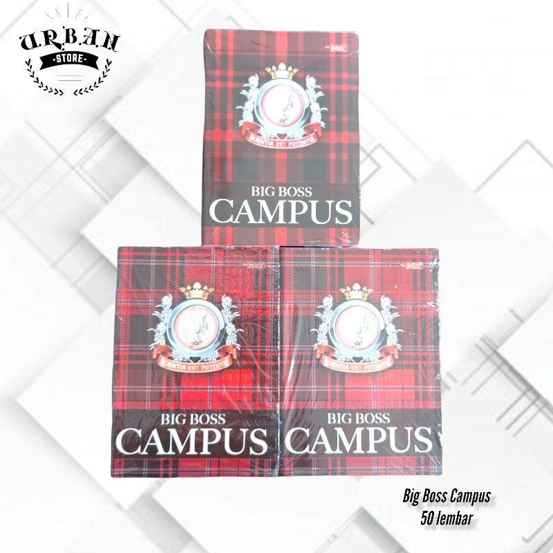 

Buku Tulis Big Boss Campus 50 Lembar / Buku Boxy