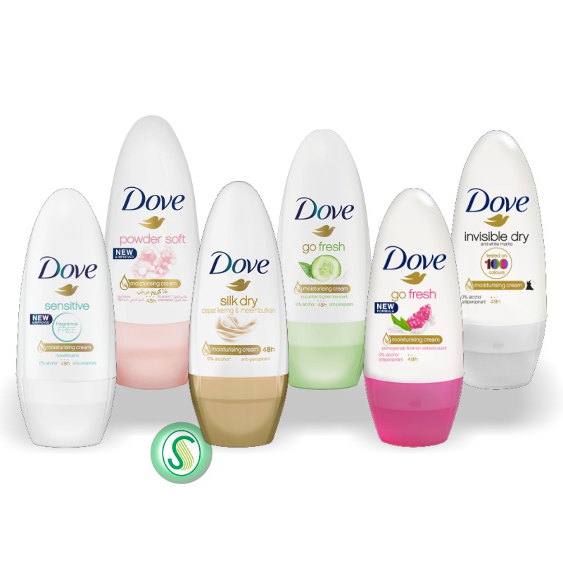 Dove Mousturing Cream Deodorant Roll On 40ml