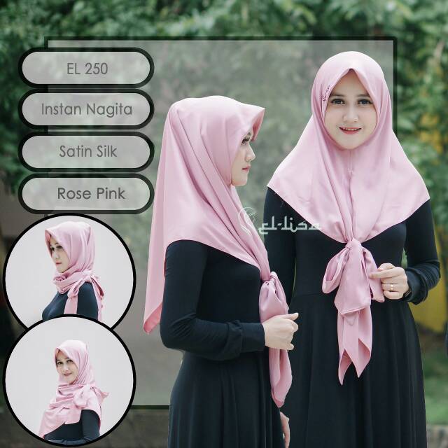 TERBARU MURAH MERAH KUNING HIJAU BIRU ABU MUDA NAVY HIJAB  INSTAN NAGITA ELLISA HIJABKHIMAR INSTAND