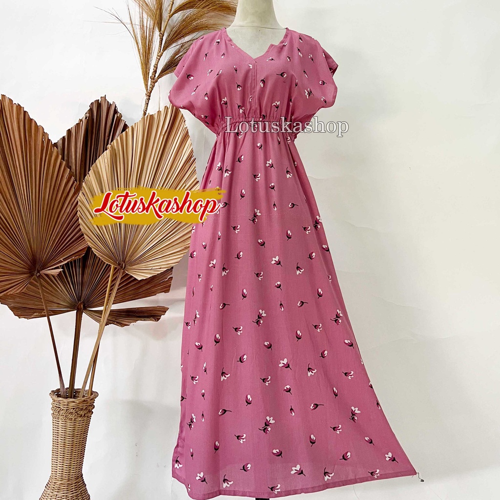 Dress Manohara Bali Panjang Mawar-Renata Guava