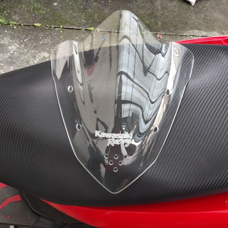 VISOR VARIASI MOTOR NINJA 150 R BENING BARANG SEPERTI DIFOTO