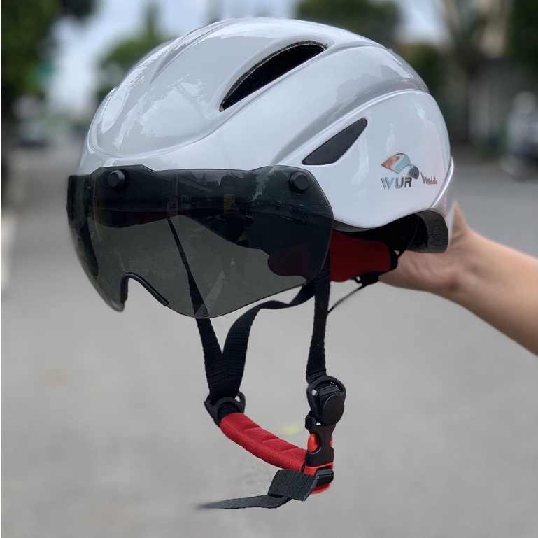 Helm Sepatu Roda Inline Skate Wur Helmet White