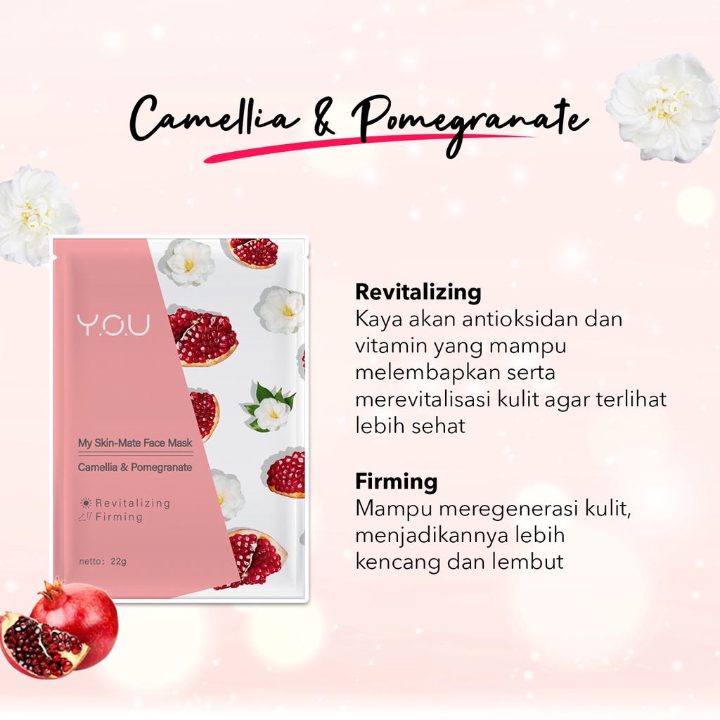 YOU My Skin Matte Face Mask [Melembabkan dan menutrisi Wajah] Skin Care | Masker Wajah