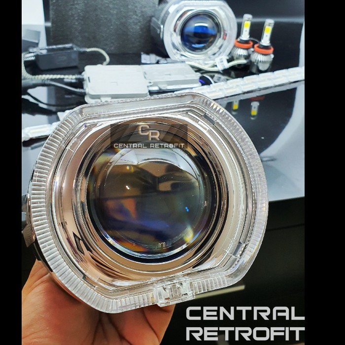 Projector Avanza Free DRL Running Foglamp 3warna Paketan Murah