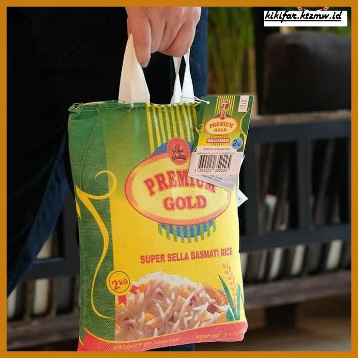 

ANEKA-BERAS- BASMATI RICE " PREMIUM GOLD " 5KG -BERAS-SEHAT.