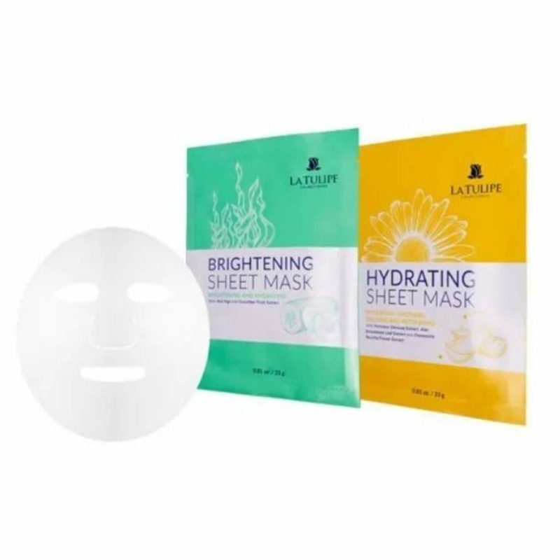 LA TULIPE SHEET MASK - HYDRATING &amp; BRIGHTENING