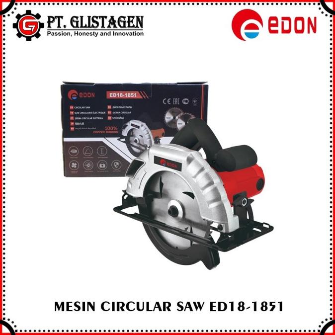 Mesin Circular Saw Gergaji Potong Kayu Gergaji Listrik Circle 7" EDON