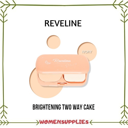 REVELINE Brightening Two Way Cake / Bedak TWC Bedak Reveline Bedak Padat