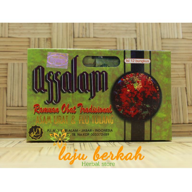 ASSALAM JEDELA ORIGINAL OBAT ASAM URAT FLU TULANG PEGELINU AMPUH