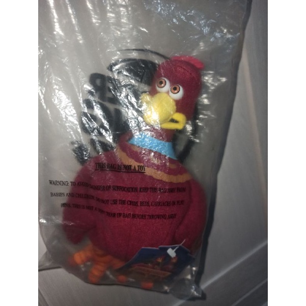 Boneka impor - Suvenir BURGER KING Singapore - CHICKEN RUN