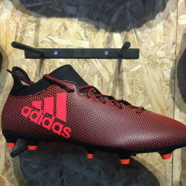 NEW Sepatu bola adidas original X17.3 black orange new 2017