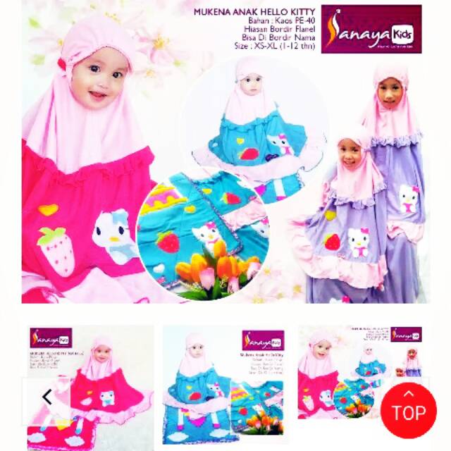 MUKENA ANAK HELLOKITTY / SANAYA KIDS