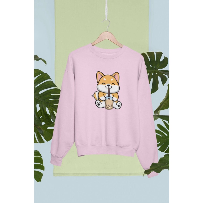 BOBBA BEAR Sweater Crewneck || BOBBA BEAR Basic Sweater Sz M - XL ( Pria &amp; Wanita )