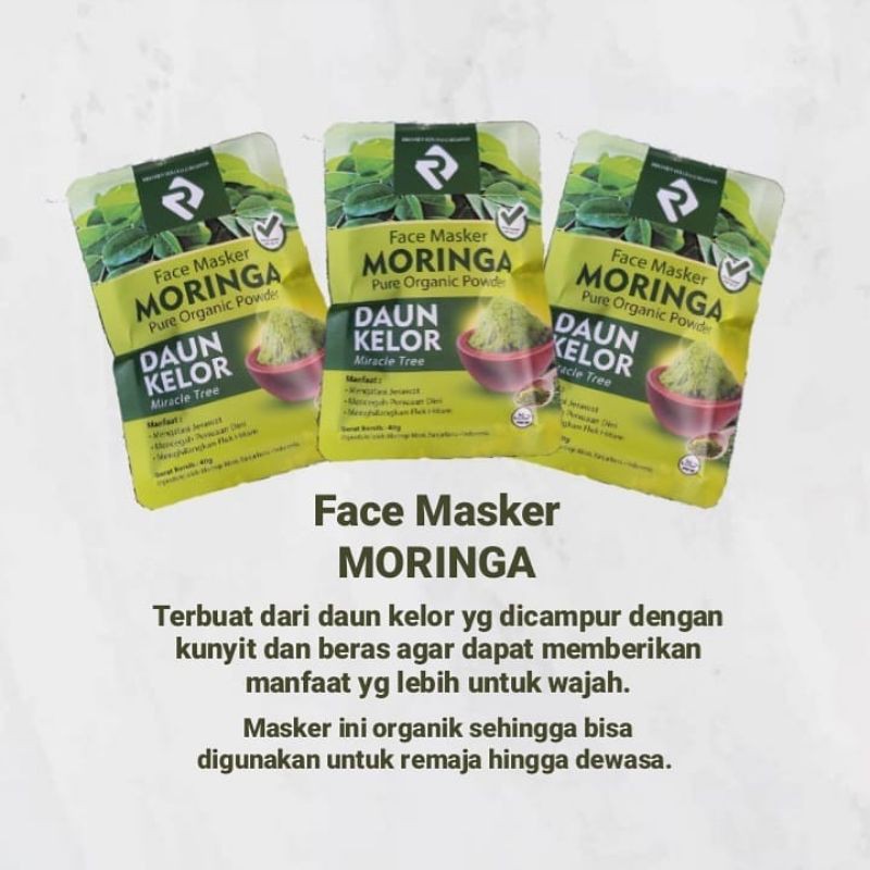 Moringa Organic Face Mask