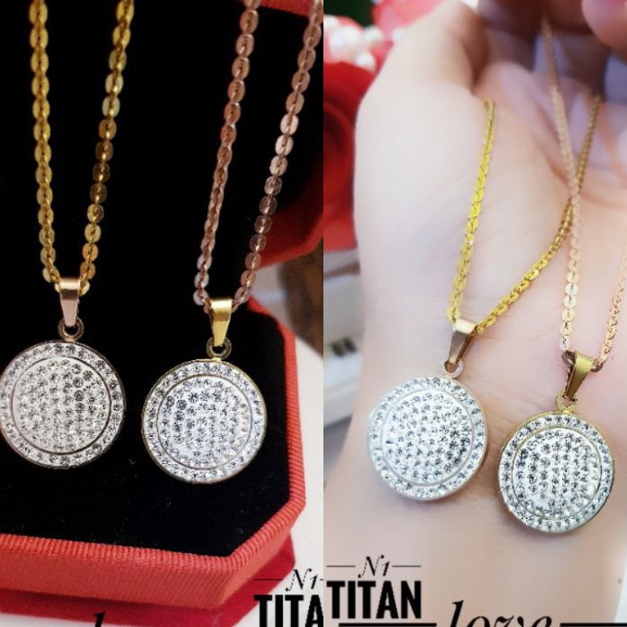 Titanium kalung cantik terlaris 2134L